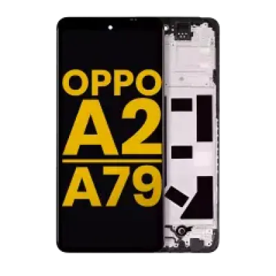 Дисплейний модуль (LCD) з рамкою для OPPO A2 5G / A79 5G (Refurbished) (Усі кольори)