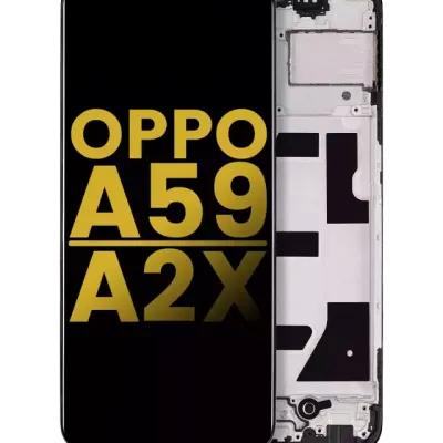 Дисплейний модуль (LCD) з рамкою для OPPO A59 / A2X (Refurbished) (Усі кольори)