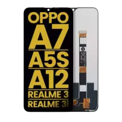 Дисплейний модуль (LCD) без рамки для OPPO A7 / A5s / A12 / Realme 3 / 3i (Refurbished) (всі кольори)