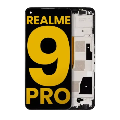 Дисплейний модуль (LCD) з рамкою для Realme 9 Pro (Refurbished) (всі кольори)