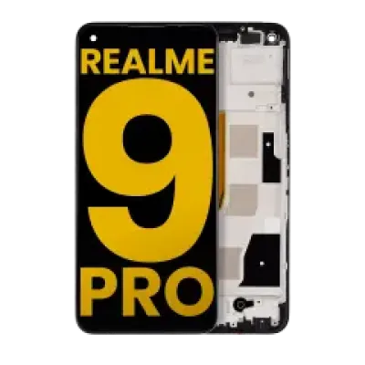 Дисплейний модуль (LCD) з рамкою для Realme 9 Pro (Refurbished) (всі кольори)