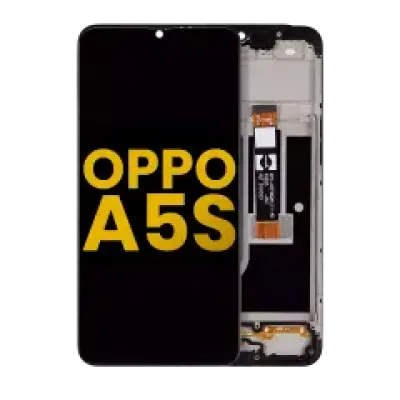 Дисплейний модуль (LCD) з рамкою для OPPO A5s (Refurbished) (всі кольори)