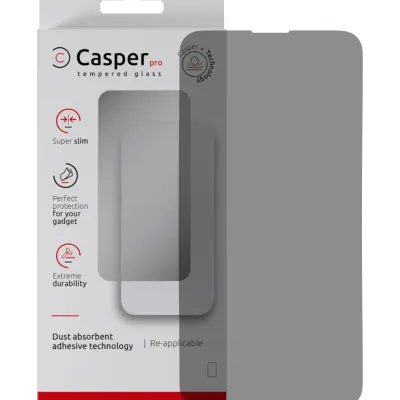 Загартоване скло Casper Pro для iPhone 15 / 16 (Retail Packaging) (Privacy)