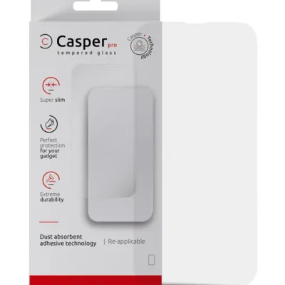 Загартоване скло Casper Pro для iPhone 15 Pro (Retail Packaging) (прозоре)