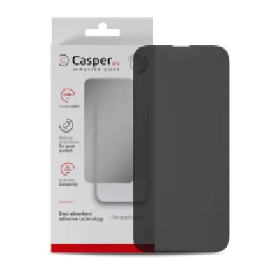 Загартоване скло Casper Pro для iPhone 15 Pro (Retail Packaging) (Privacy)