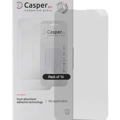 Загартоване скло Casper Pro для iPhone 15 / 16 (10 шт) (прозоре)