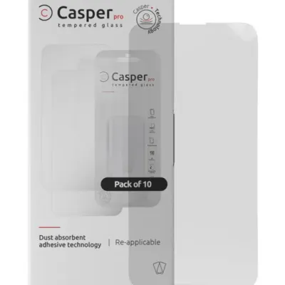 Загартоване скло Casper Pro для iPhone 15 Pro Max (10 шт) (прозоре)