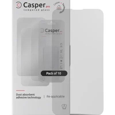 Casper Pro Tempered Glass for iPhone 15 / 16 (10 Pack) (Matte)