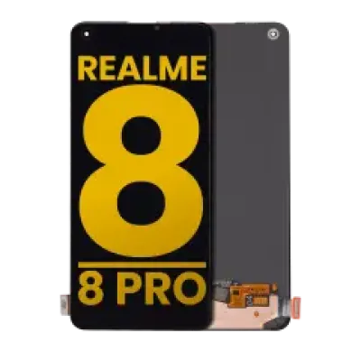 Дисплейний модуль (OLED) без рамки для Realme 8 / 8 Pro (Refurbished) (всі кольори)