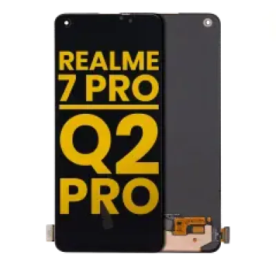 Дисплейний модуль (OLED) без рамки для Realme 7 Pro / Q2 Pro (Refurbished) (01 Version) (всі кольори)