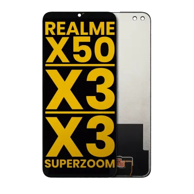 Дисплейний модуль (LCD) без рамки для Realme X50 5G / X3 / X3 SuperZoom (Refurbished) (всі кольори)