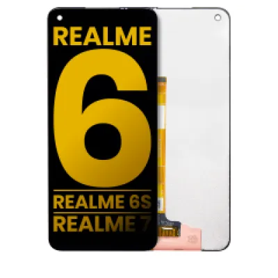 Дисплейний модуль (LCD) без рамки для Realme 7 / Narzo 20 Pro (Refurbished) (всі кольори)