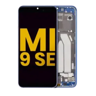 Дисплейний модуль (OLED) для Xiaomi Mi 9 SE з рамкою (Refurbished) (синій)