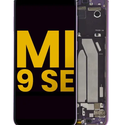 Дисплейний модуль (OLED) для Xiaomi Mi 9 SE з рамкою (Refurbished) (Violet)