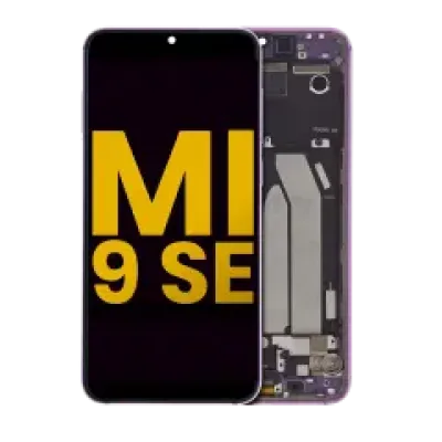 Дисплейний модуль (OLED) для Xiaomi Mi 9 SE з рамкою (Refurbished) (Violet)