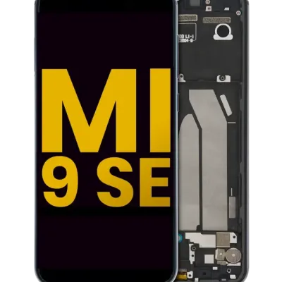 Дисплейний модуль (OLED) для Xiaomi Mi 9 SE з рамкою (Refurbished) (сірий)