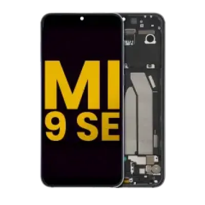 Дисплейний модуль (OLED) для Xiaomi Mi 9 SE з рамкою (Refurbished) (сірий)
