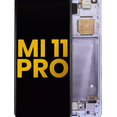 OLED Assembly With Frame For Xiaomi Mi 11 Pro (Refurbished) (Purple)