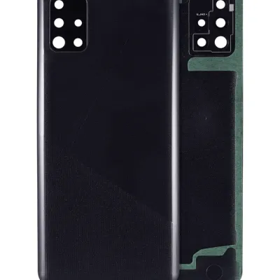 Задня кришка з камерою для Samsung Galaxy A51 4G (A515 / 2019) (Aftermarket Plus) (Prism Crush Black)