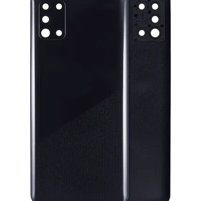 Задня кришка зі скло камери для Samsung Galaxy A31 (A315 / 2020) (Aftermarket Plus) (Prism Crush Black)