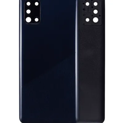 Back Cover Glass With Camera Lens For Samsung Galaxy A31 (A315 / 2020) (Aftermarket Plus) (Prism Crush Blue)