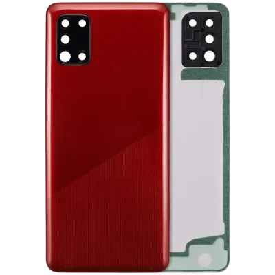Задня кришка зі скло камери для Samsung Galaxy A31 (A315 / 2020) (Aftermarket Plus) (Prism Crush Red)