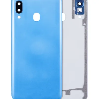 Задня кришка зі скло камери для Samsung Galaxy A30 (A305 / 2019) (Aftermarket Plus) (синій)