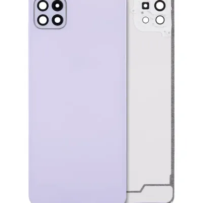 Задня кришка зі скло камери для Samsung Galaxy A22 5G (A226 / 2021) (Aftermarket Plus) (фіолетовий)