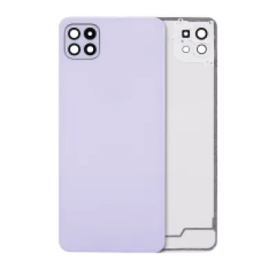 Задня кришка зі скло камери для Samsung Galaxy A22 5G (A226 / 2021) (Aftermarket Plus) (фіолетовий)