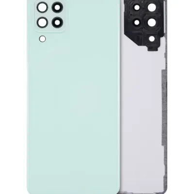 Задня кришка зі скло камери для Samsung Galaxy A22 4G (A225 / 2021) (Aftermarket Plus) (м'ятний)