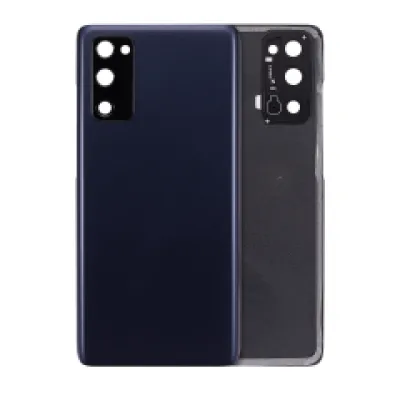 Задня кришка зі скло камери для Samsung Galaxy S20 FE 5G (Aftermarket Plus) (Cloud Navy)