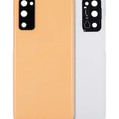 Задня кришка зі скло камери для Samsung Galaxy S20 FE 5G (Aftermarket Plus) (Cloud Orange)