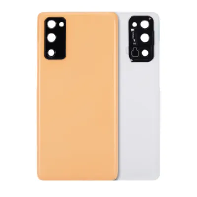 Задня кришка зі скло камери для Samsung Galaxy S20 FE 5G (Aftermarket Plus) (Cloud Orange)