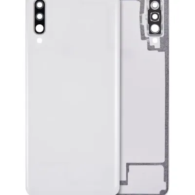 Back Cover Glass For Samsung Galaxy A70 (A705 / 2019) (Aftermarket Plus) (White)