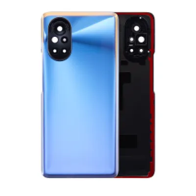 Задня кришка зі склом камери для Huawei Nova 8 (синій)