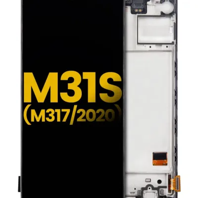Дисплейний модуль OLED з рамкою для Samsung Galaxy M31S (M317 / 2020) (Refurbished) (All Colors)