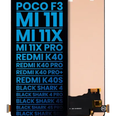 LCD Assembly Without Frame For Xiaomi Poco F3 / MI 11i / MI 11X / MI 11X Pro / Redmi K40 / K40 Pro / K40 Pro+ / K40S / Black Shark 4 / Black Shark 4 Pro / Black Shark 4S / Black Shark 4S Pro / Black Shark 5RS (Aftermarket: Incell) (All Colors)