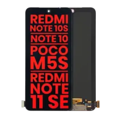 Дисплейний модуль (OLED) без рамки для Xiaomi Redmi Note 10S / Note 10 / Poco M5s / Redmi Note 11 SE (India Version) (Aftermarket Plus) (всі кольори)