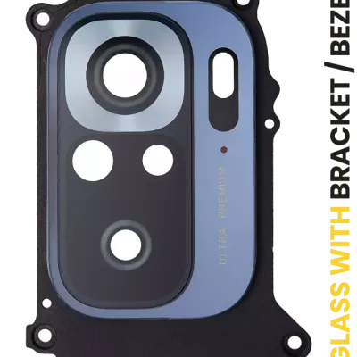 Back Camera Lens With Bracket / Bezel For Xiaomi Redmi Note 10S (Graphite Gray)
