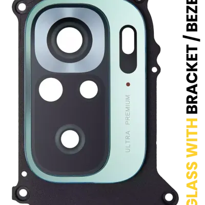 Скло камери з рамкою для Xiaomi Redmi Note 10S (Green)