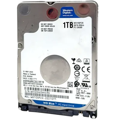 Жорсткий диск Western Digital WD Blue 2.5" (1TB) (Refurbished, Bulk Packaging)