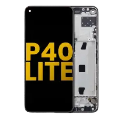 Дисплейний модуль для Huawei P40 Lite 5G (LCD) (Refurbished) (з рамкою) (Midnight Black)