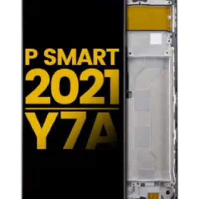 Дисплейний модуль (LCD) з рамкою для Huawei P Smart (2021) / Y7A (2020) / Enjoy 20 SE (2021) (Aftermarket Plus) (Усі кольори)