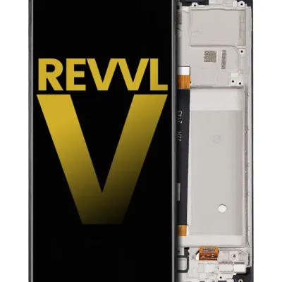 Дисплейний модуль (LCD) з рамкою для T-Mobile Revvl V (Refurbished) (Усі кольори)