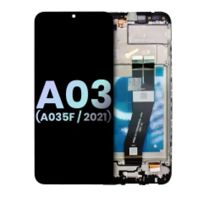 Дисплейний модуль LCD з рамкою для Samsung Galaxy A03 (A035 / 2021) (International Version) (Service Pack) (All Colors)