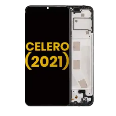 Дисплейний модуль (LCD) з рамкою для Boost Mobile Celero 5G (2021) (Refurbished) (Усі кольори)