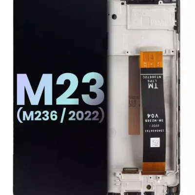 Дисплейний модуль LCD з рамкою для Samsung Galaxy M23 (M236 / 2022) (Service Pack) (All Colors)