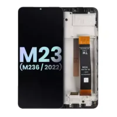 Дисплейний модуль LCD з рамкою для Samsung Galaxy M23 (M236 / 2022) (Service Pack) (All Colors)