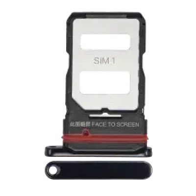 Лоток подвійної SIM для Xiaomi 11T Pro / Xiaomi 11T (Meteorite Gray)