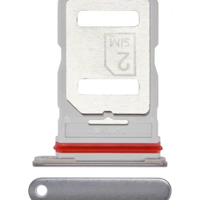 Лоток SIM (дві щілини) для Motorola Edge 30 (XT2203 / 2022) (Supermoon Silver)